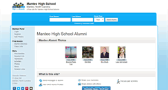 Desktop Screenshot of manteohighschool.org